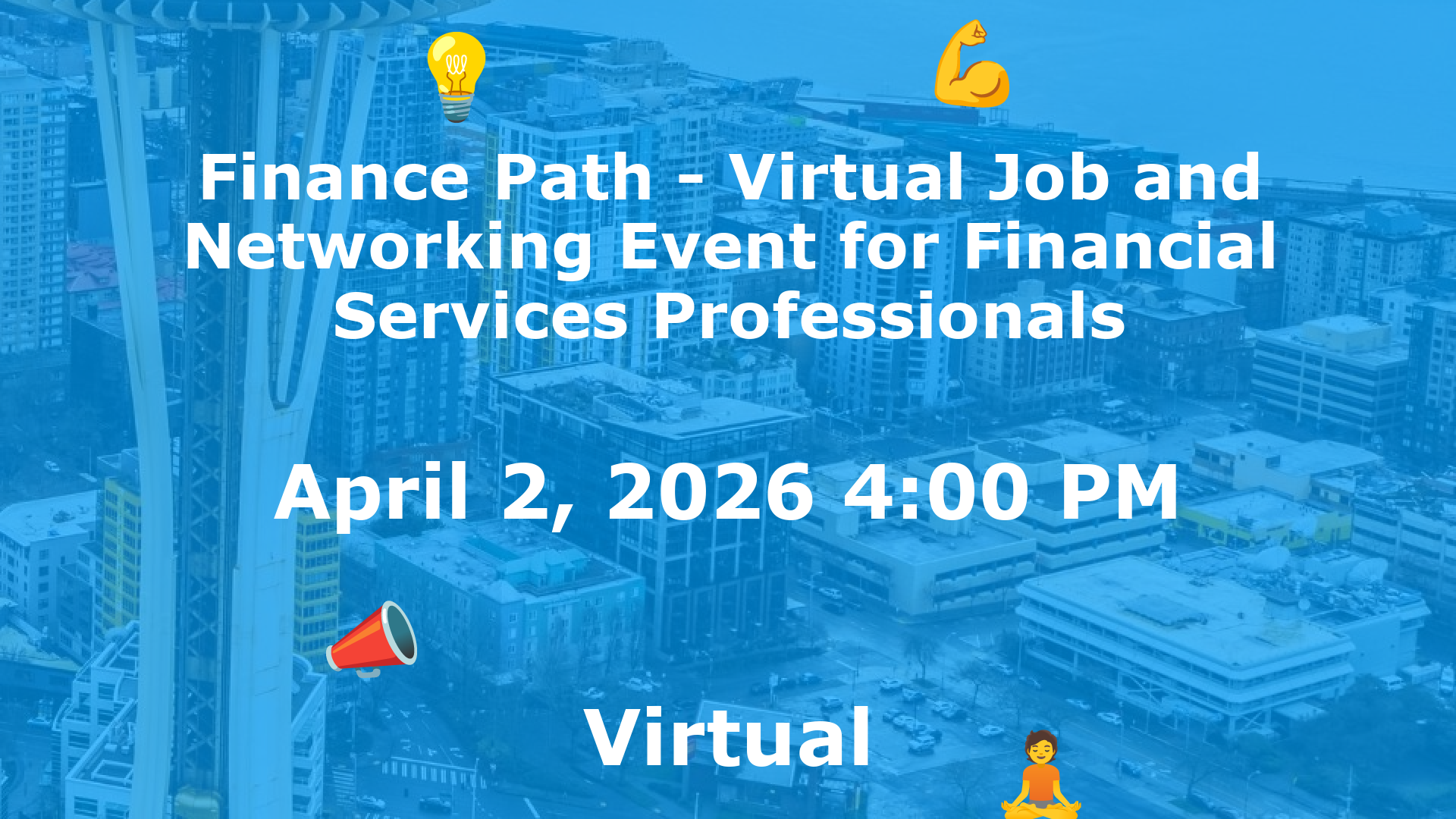 Finance Path - Virtual Job and Networking Event for Financial Services Professionals event image